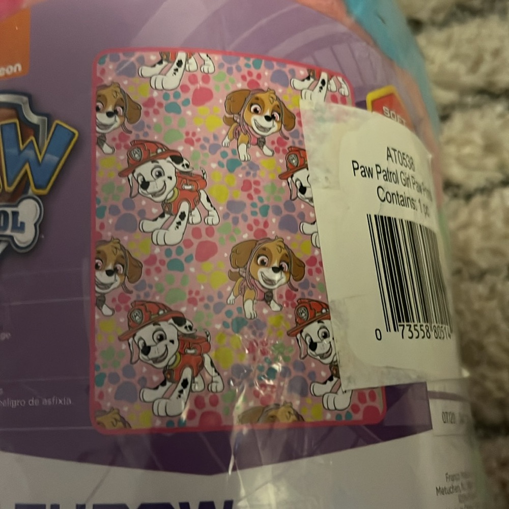 Paw patrol plush throw blanket - Picture 2 of 3